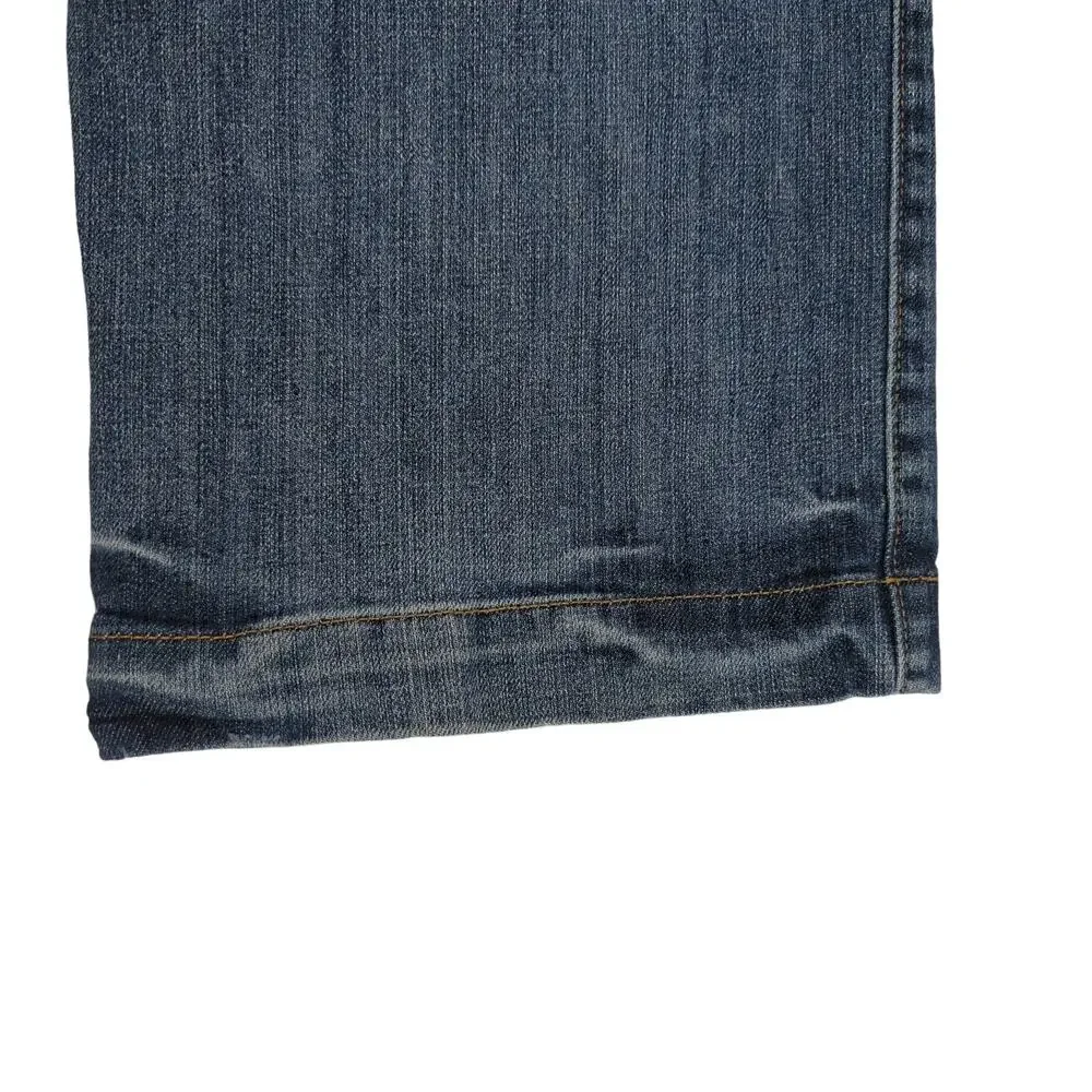 EUC Maurices blue Jeans Cotton Blend Low Rise Womens Size 9 Acid Wash Pockets - Picture 5 of 10